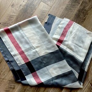 Authentic Burberry silk scarf